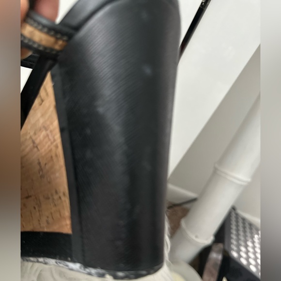 Prada cork wedge heel sandals - Picture 6 of 6